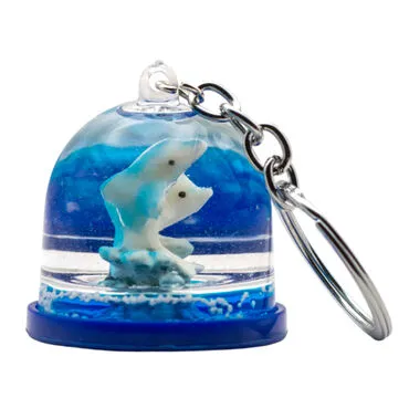 Wholesale Blue Liquid Acrylic Keychain - 7