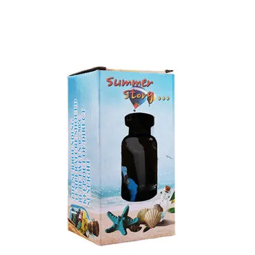 Toptan Mavi Sulu Akrilik Şişe - 2