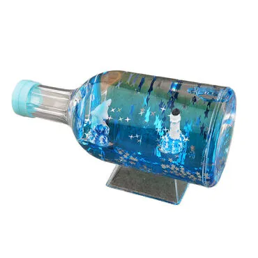 Wholesale Blue Liquid Acrylic Bottle