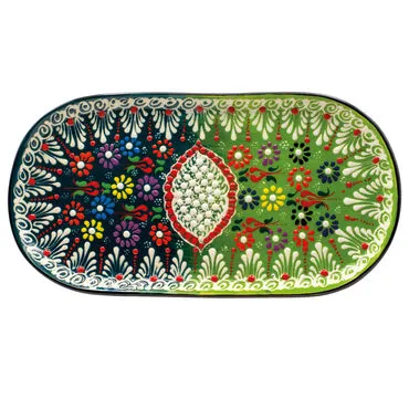 Toptan Dantel Dikdörtgen Tabak - Mavi - 2