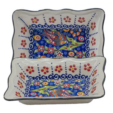 Wholesale Special Embossed Rectangular Snack Dish