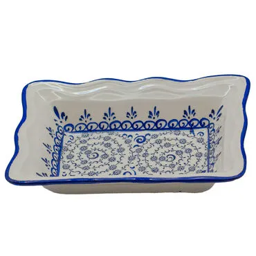 Toptan Haliç Dikdörtgen  Çerezlik - Mavi - 3