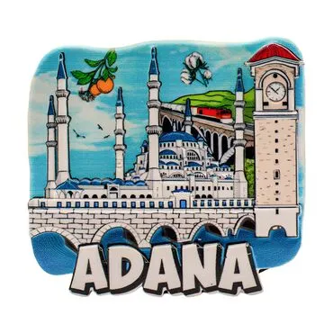 Wholesale Myros Adana Themed Regional Polyester Refrigerator Magnet - 4