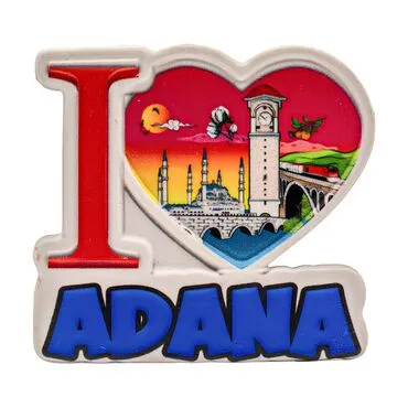 Wholesale Myros Adana Themed Regional Polyester Refrigerator Magnet - 9
