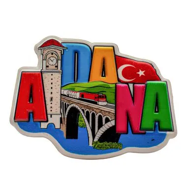 Wholesale Myros Adana Themed Regional Polyester Refrigerator Magnet - 10
