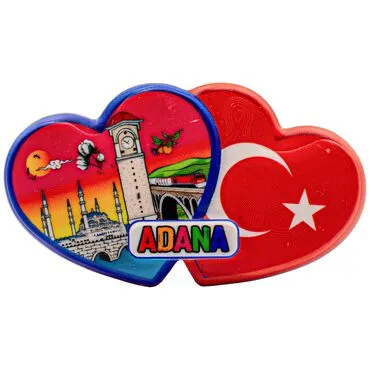 Wholesale Myros Adana Themed Regional Polyester Refrigerator Magnet - 12