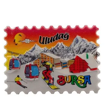 Toptan Myros Bursa Temalı Yöresel Polyester Magnet - 5