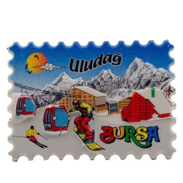 Toptan Myros Bursa Temalı Yöresel Polyester Magnet - 7