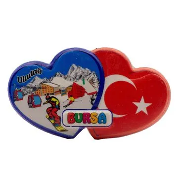 Toptan Myros Bursa Temalı Yöresel Polyester Magnet - 15