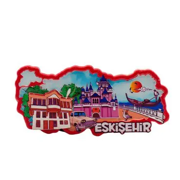 Toptan Myros Eskişehir Temalı Yöresel Polyester Magnet