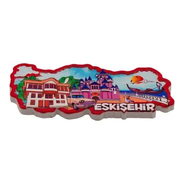 Toptan Myros Eskişehir Temalı Yöresel Polyester Magnet - 2