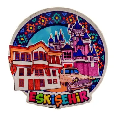 Toptan Myros Eskişehir Temalı Yöresel Polyester Magnet - 5