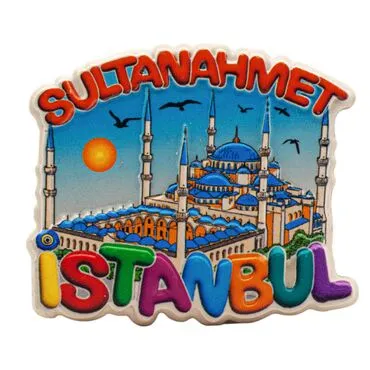Toptan Myros  İstanbul Temalı Yöresel Polyester Magnet - 4