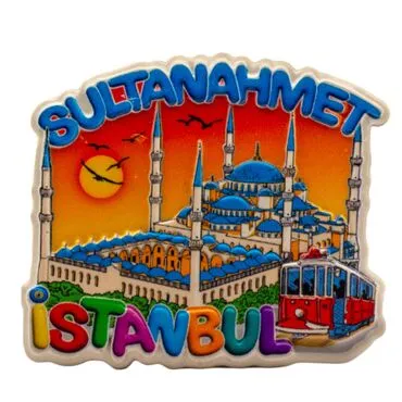 Toptan Myros  İstanbul Temalı Yöresel Polyester Magnet - 3