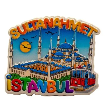 Toptan Myros  İstanbul Temalı Yöresel Polyester Magnet - 5