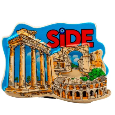 Wholesale Myros Side Themed Local Polyester Refrigerator Magnet - 4