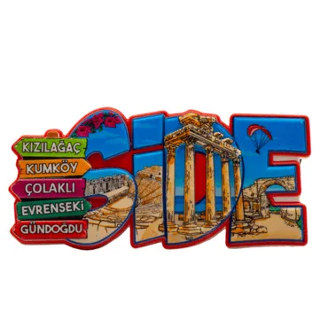 Wholesale Myros Side Themed Local Polyester Refrigerator Magnet - 7