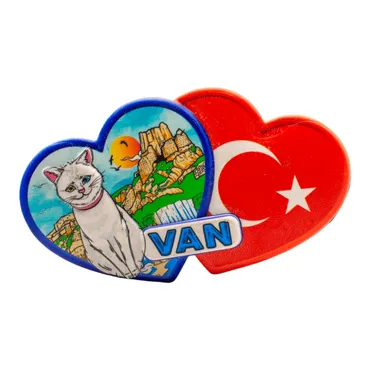 Wholesale Myros Van Themed Regional Polyester Refrigerator Magnet - 9