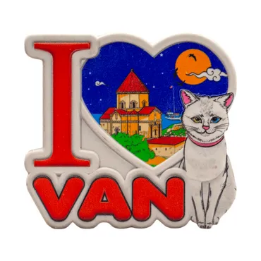Wholesale Myros Van Themed Regional Polyester Refrigerator Magnet - 11