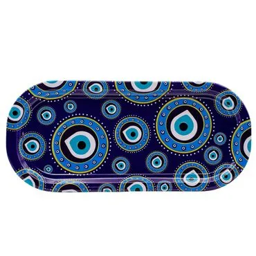 Wholesale Nazar Themed Oval Tray - 6