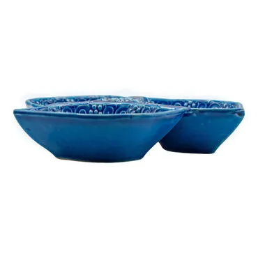 Wholesale Turquoise Leaf Snack Bowl Small 16 cm - 2
