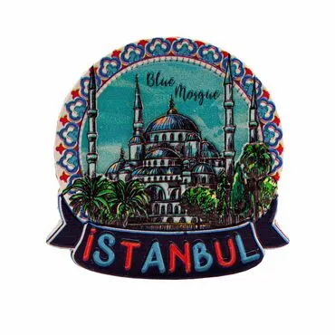 Toptan Myros  İstanbul Temalı Yöresel Polyester Magnet - 14