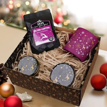 Wholesale Christmas Themed Gift Box Purple