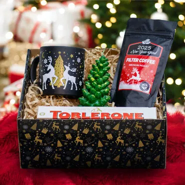 Wholesale Black Hello Winter Gift Box