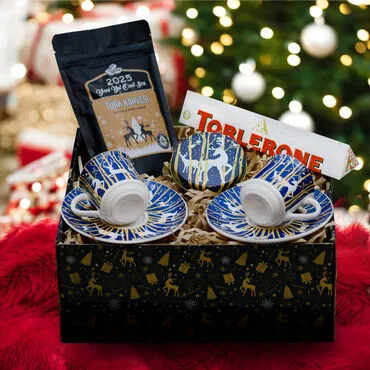Wholesale Christmas Reindeer Coffee Gift Box