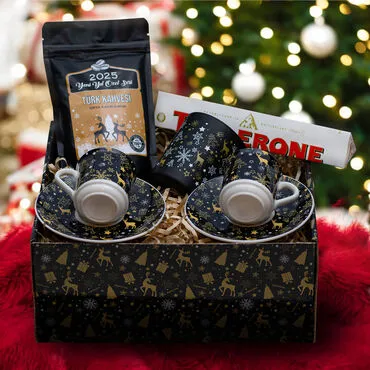 Wholesale Christmas Themed Mutual Coffee Delight Gift Box