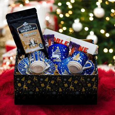 Wholesale Hello Winter Coffee Time Gift Box for Two
