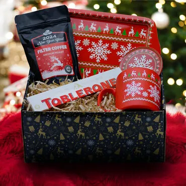 Wholesale Red Welcome Christmas Gift Box