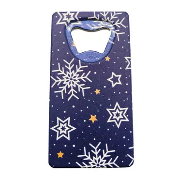Wholesale Christmas Themed Myros UV Rectangle Bottle Opener 52*100 mm