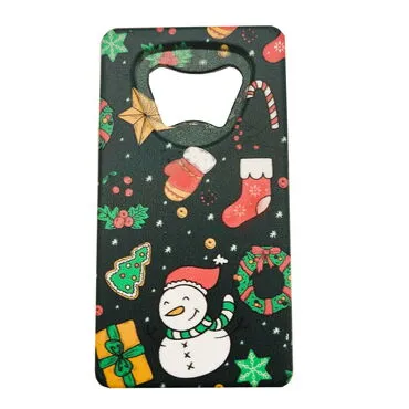 Wholesale Christmas Themed Myros UV Rectangle Bottle Opener 52*100 mm - 4