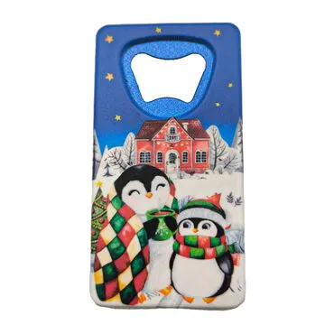 Wholesale Christmas Themed Myros UV Rectangle Bottle Opener 52*100 mm - 5