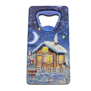 Wholesale Christmas Themed Myros UV Rectangle Bottle Opener 52*100 mm - 6