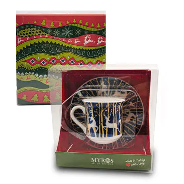 Christmas Themed Porcelain Mug - 3