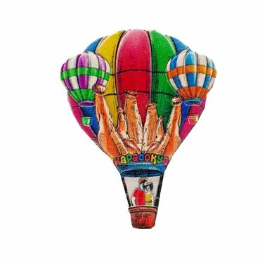 Wholesale Myros Cappadocia Themed Traditional Polyester Refrigerator Magnet - 4