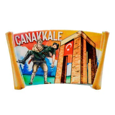 Wholesale Myros Çanakkale Themed Regional Polyester Refrigerator Magnet - 7