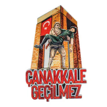 Wholesale Myros Çanakkale Themed Regional Polyester Refrigerator Magnet - 11
