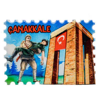 Wholesale Myros Çanakkale Themed Regional Polyester Refrigerator Magnet - 13