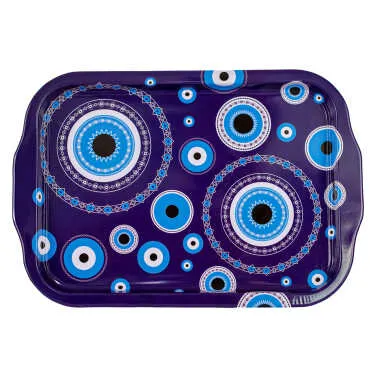 Toptan Nazar Temalı Tepsi Çift Yön Baskılı 23*30 CM - 3
