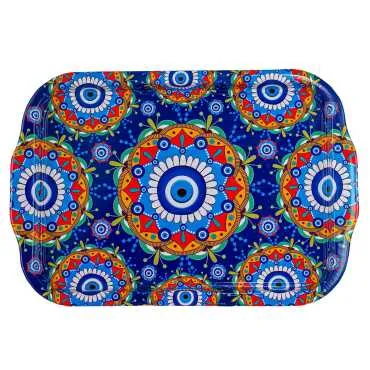 Toptan Nazar Temalı Tepsi Çift Yön Baskılı 23*30 CM - 4