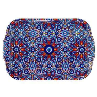 Toptan Nazar Temalı Tepsi Çift Yön Baskılı 23*30 CM - 7