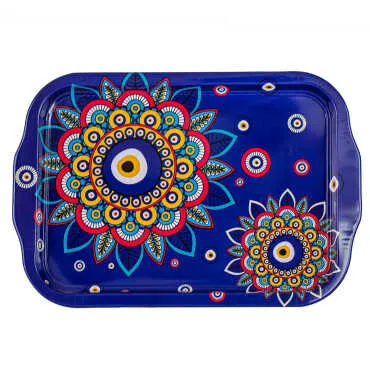 Toptan Nazar Temalı Tepsi Çift Yön Baskılı 23*30 CM - 2