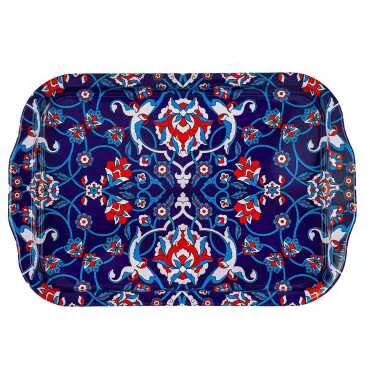 Toptan Mandala Temalı Tepsi Çift Yön Baskılı 23*30 CM - 4