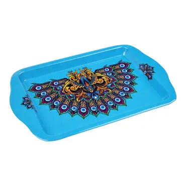 Wholesale Nazar Themed Mini Tray Double Sided Printed (25*16 cm) - 2