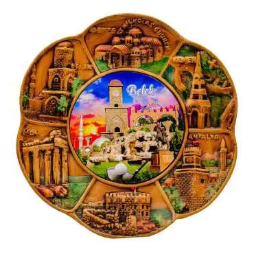 Belek Themed Organic Plaster Plate 15 cm - Standart