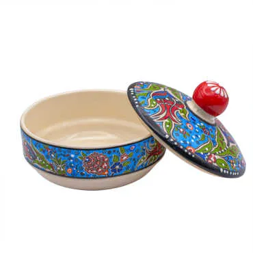 Special Embossed Small Box Sugar Bowl - 7