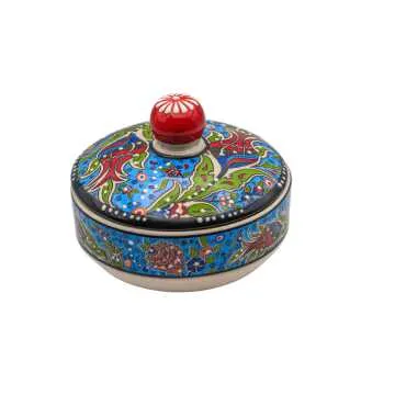 Special Embossed Small Box Sugar Bowl - 13
